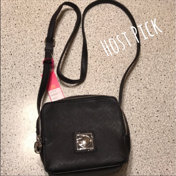 👜NEW Catherine Malandrino Black crossbody bag - Picture 2 of 9